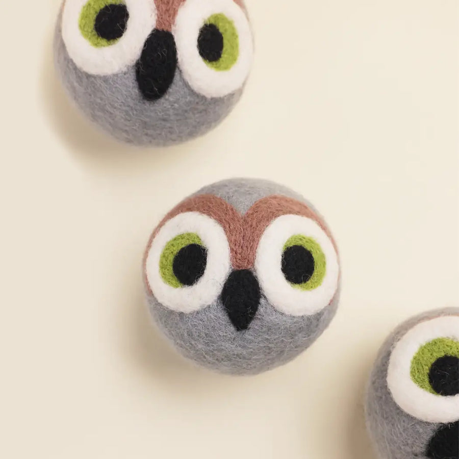 Wise Old Owl Beastball Dog Toy