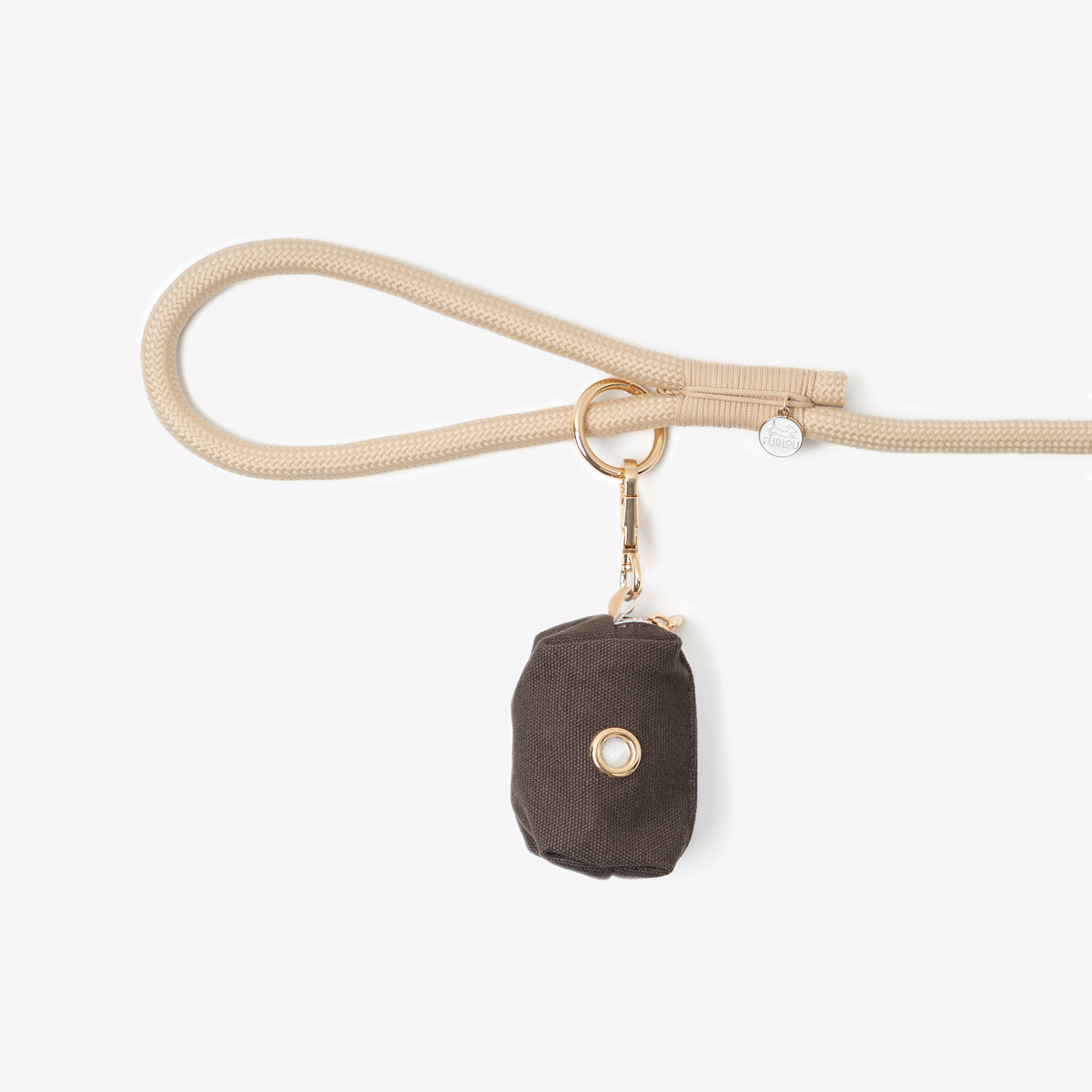 Poop Bag Holder - Brown