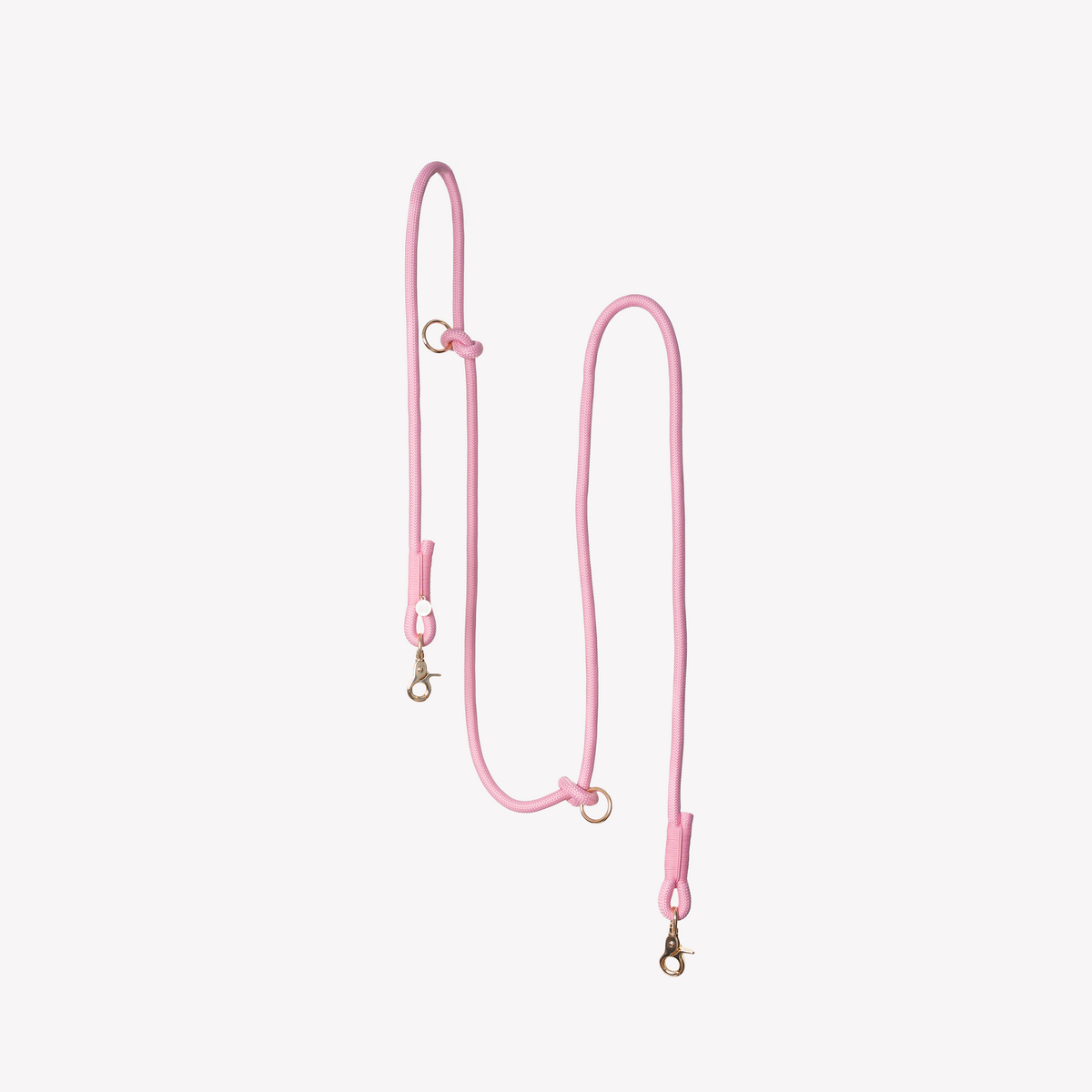 Hands Free Braided Leash - Pink