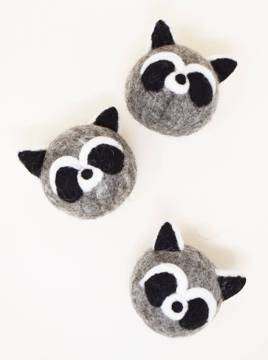 Raccoon Beastball Dog Toy