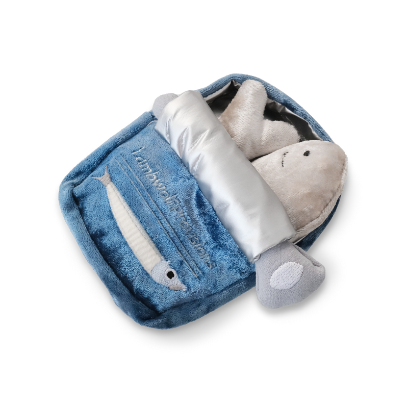 Lambwolf Kitty Sardines catnip burrow cat toy