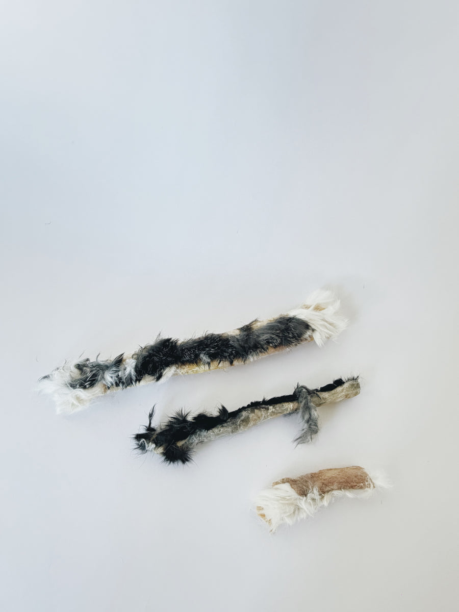 Freeze Dried Rabbit Pelt Rolls