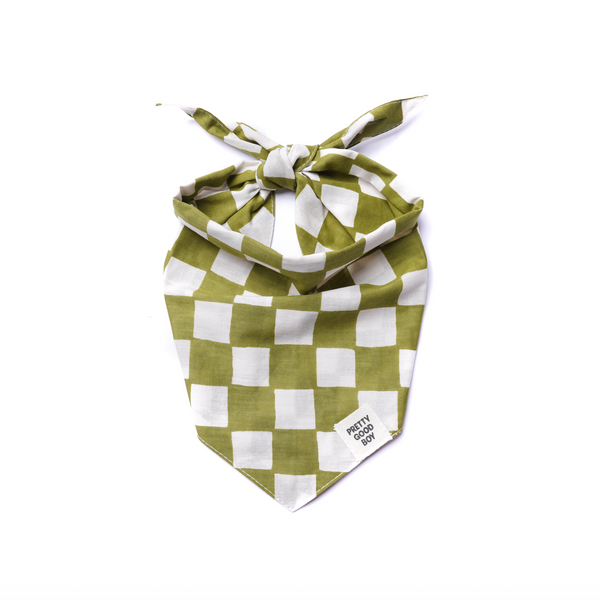 Checkmate Dog Bandana