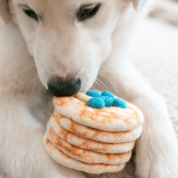 Stack of Pancakes Wool Dog & Cat Toy