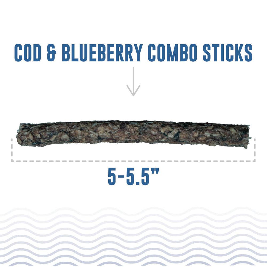 Cod & Blueberry Combo Sticks for Dogs
