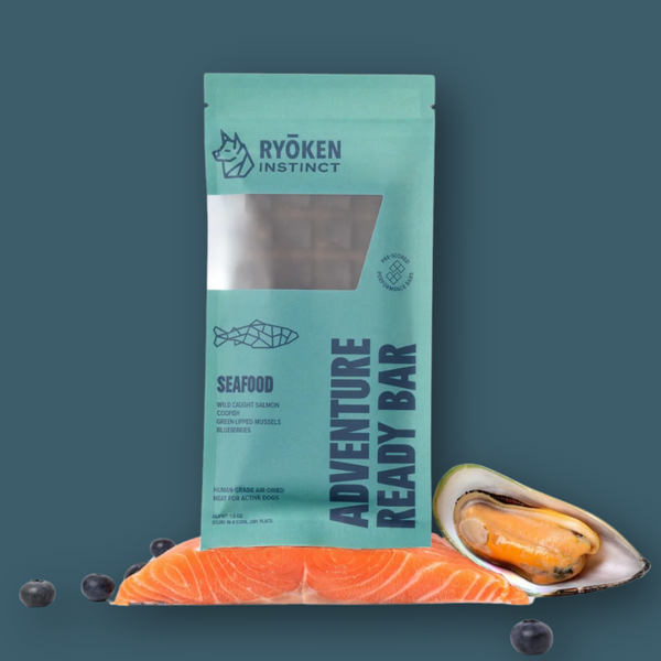 Seafood Treat & Snack Bar for Active Dogs - Energy & Recovery