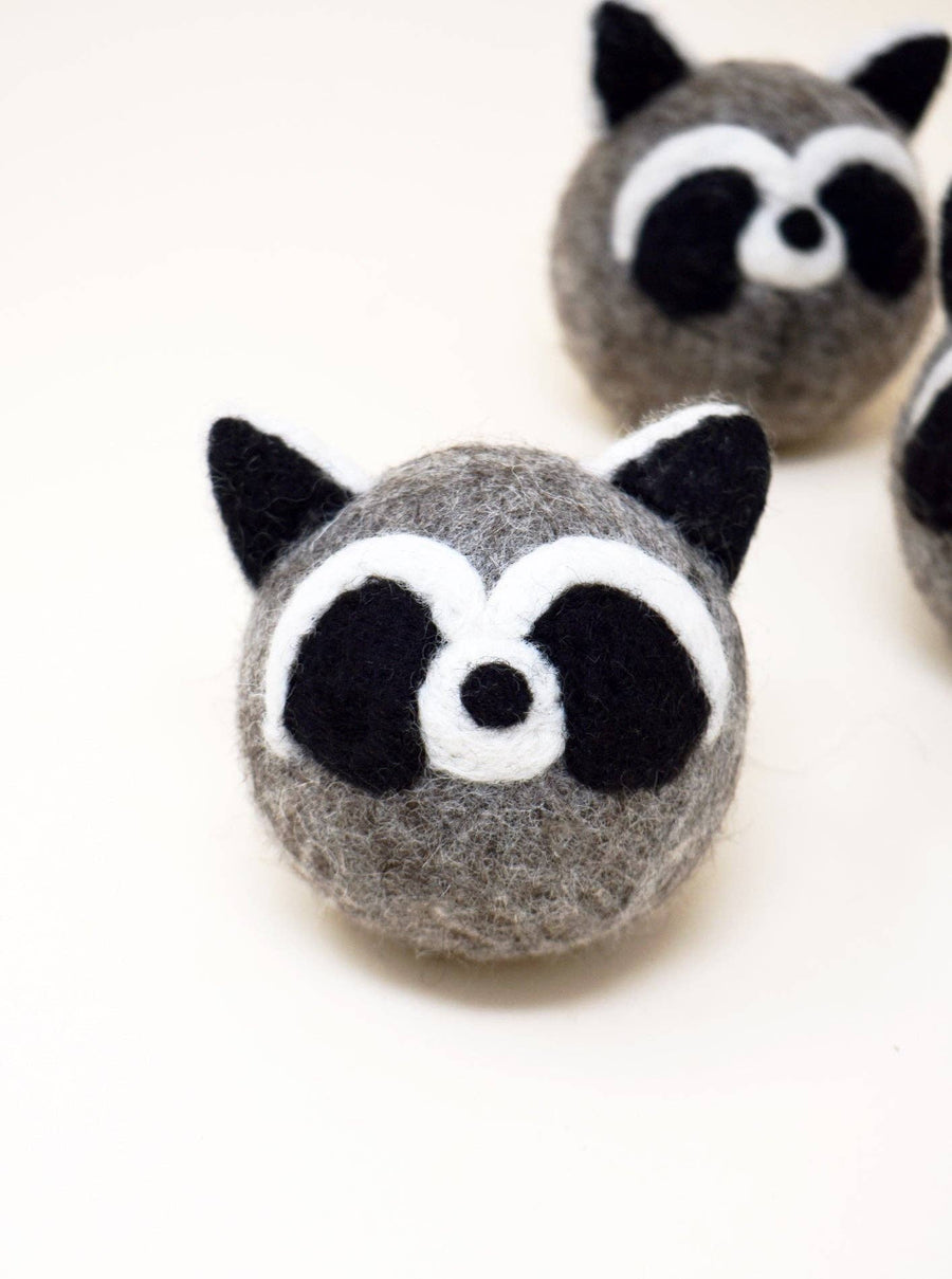 Raccoon Beastball Dog Toy