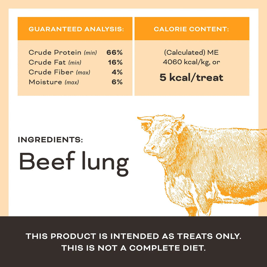 Let's All Get A Lung Beef Dog Treats