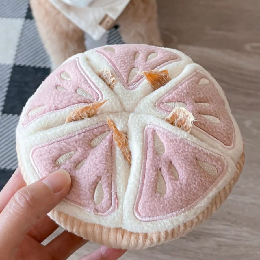Grapefruit Dog Toy