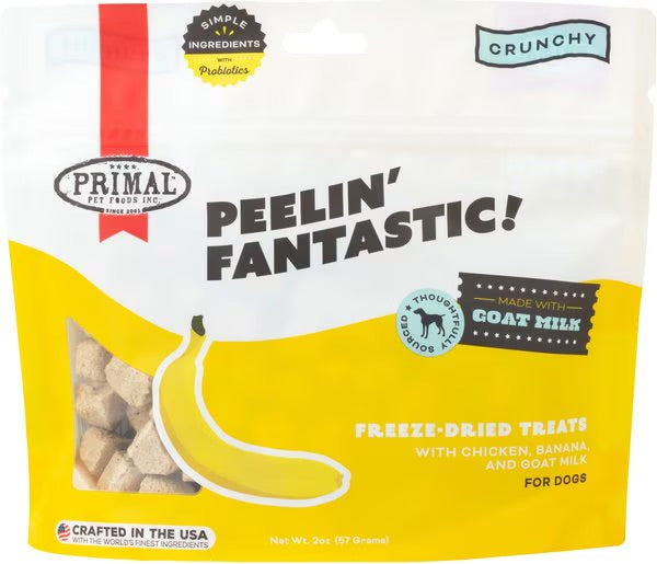 Peelin' Fantastic Chicken & Banana Dog Treats