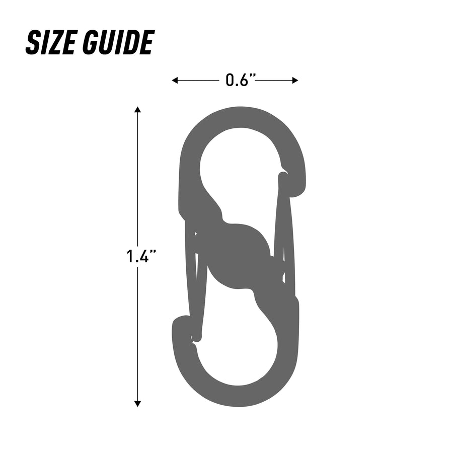 S-Biner® MicroLock® Stainless Steel - 2 Pack