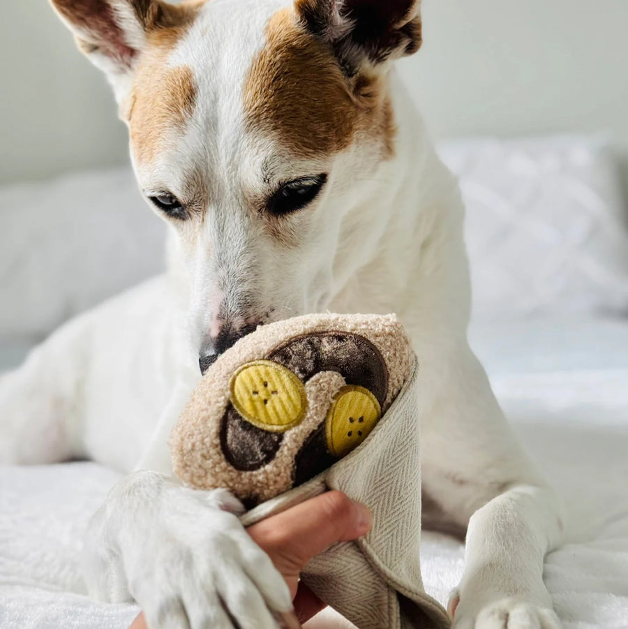 Crepe Enrichment Dog Toy