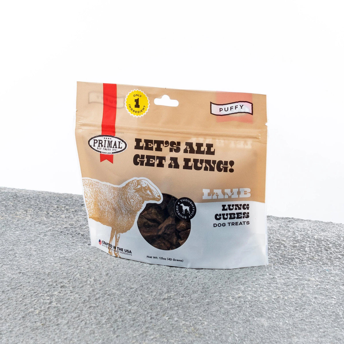 Let's All Get A Lung Lamb Dog Treats