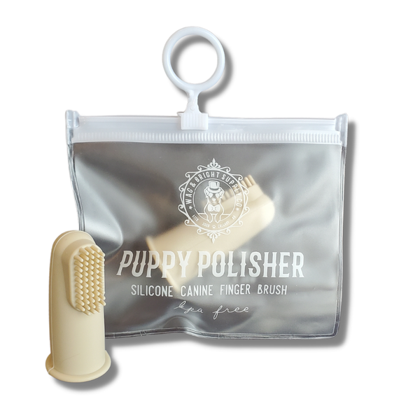 Puppy Polisher Silicone Finger Brush | BPA Free