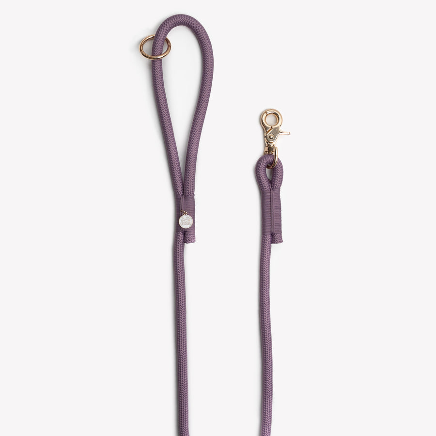 Braided Rope Leash - Lilac