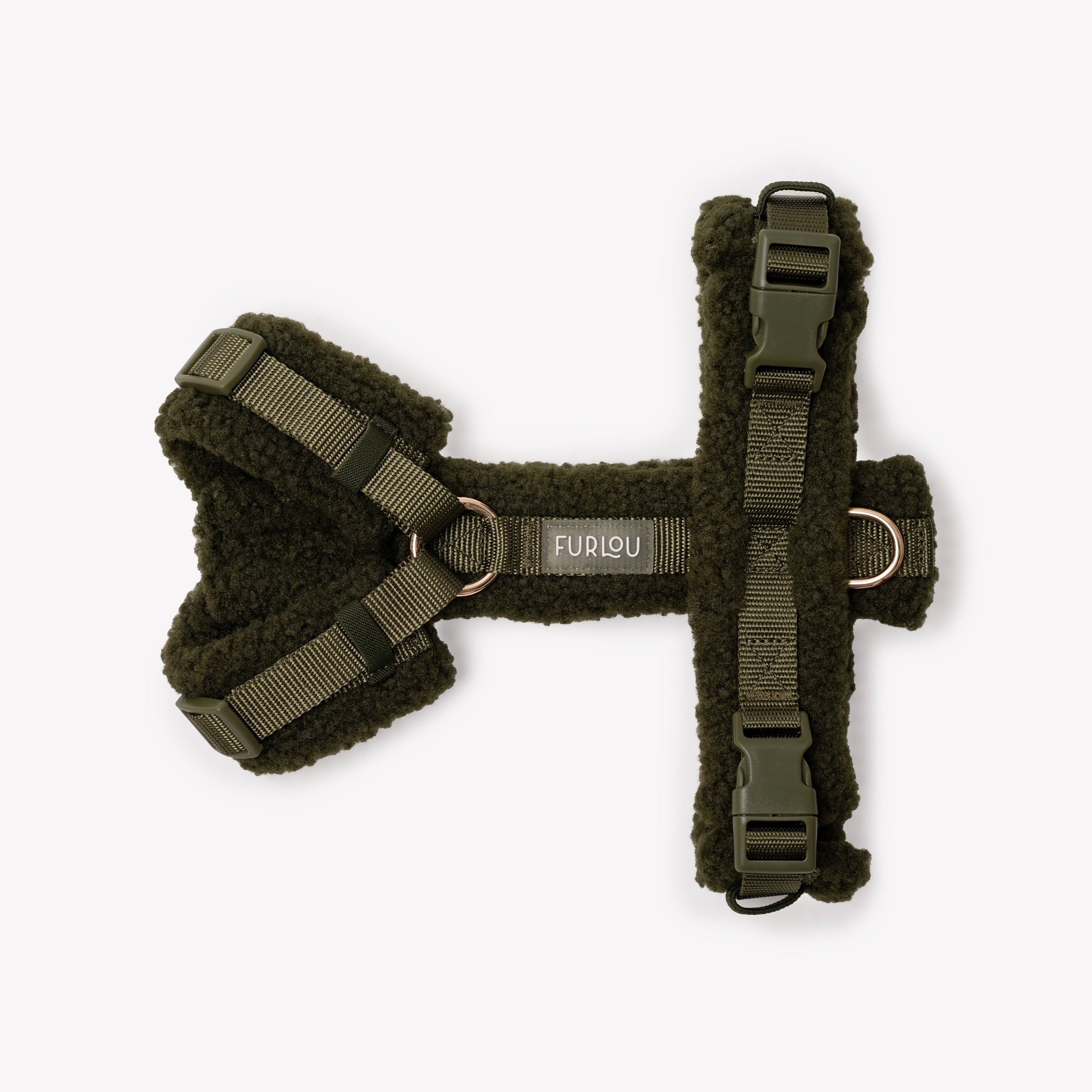 Sherpa Dog Harness - Moss Green