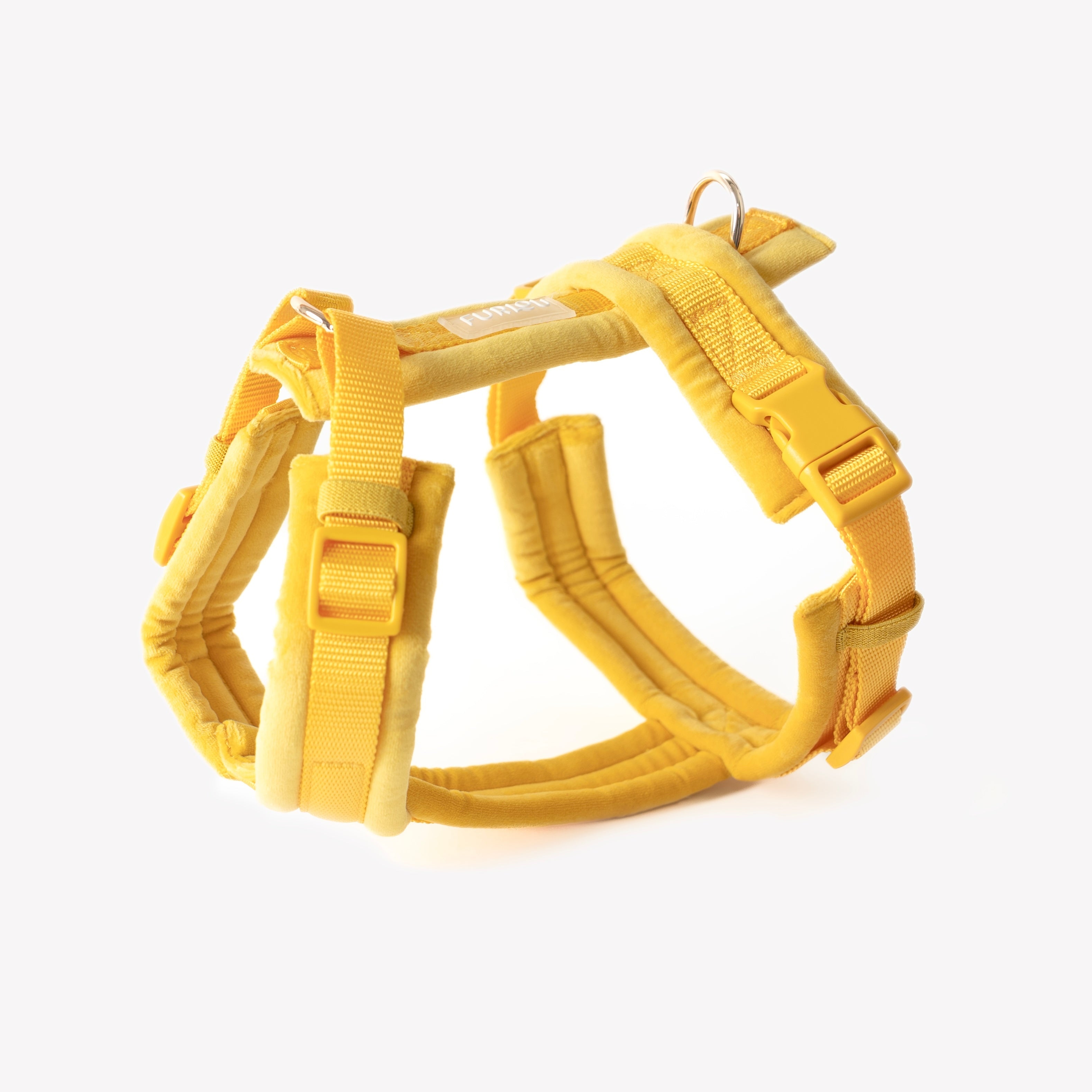 Velvet Dog Harness - Yellow