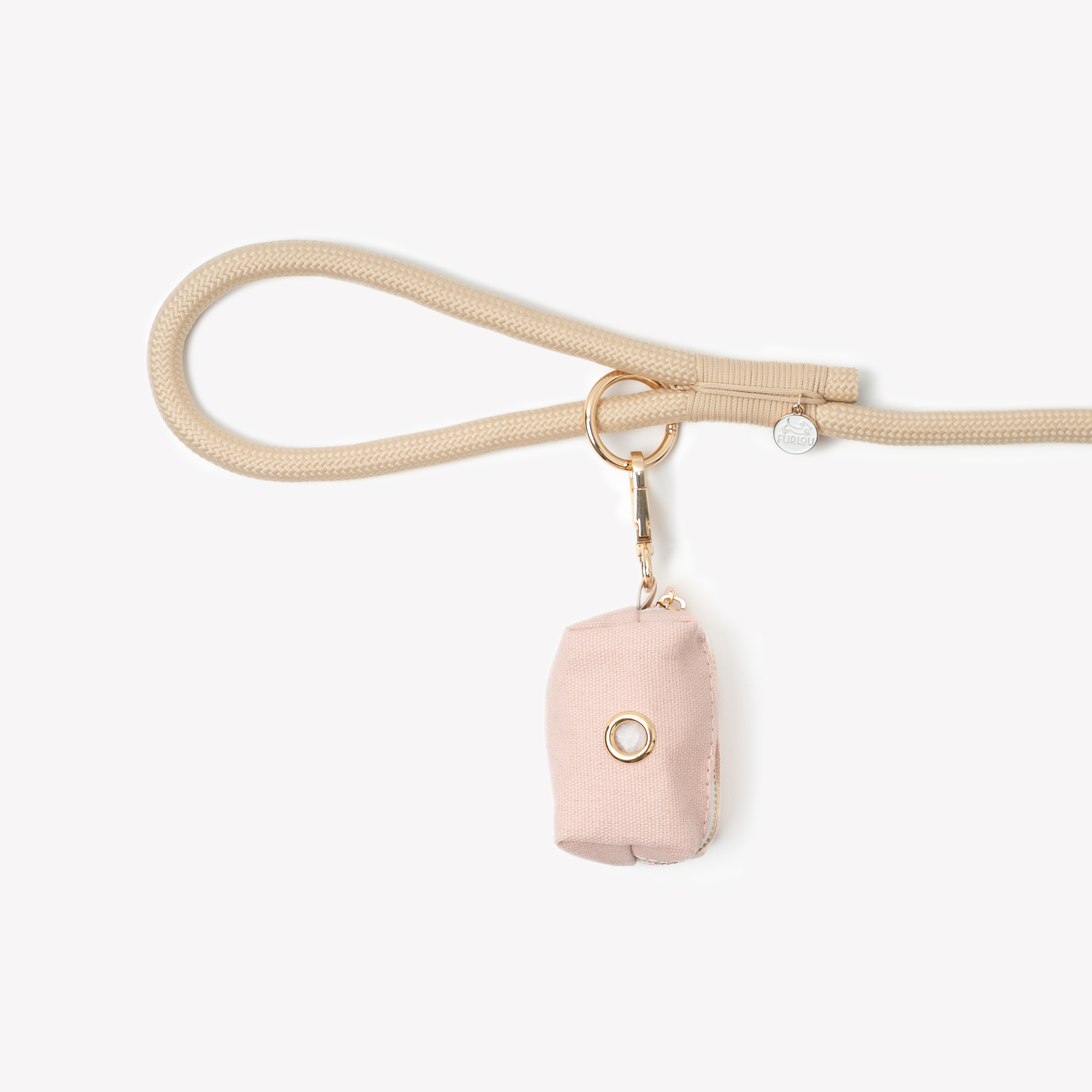 Poop Bag Holder - Powder Rose