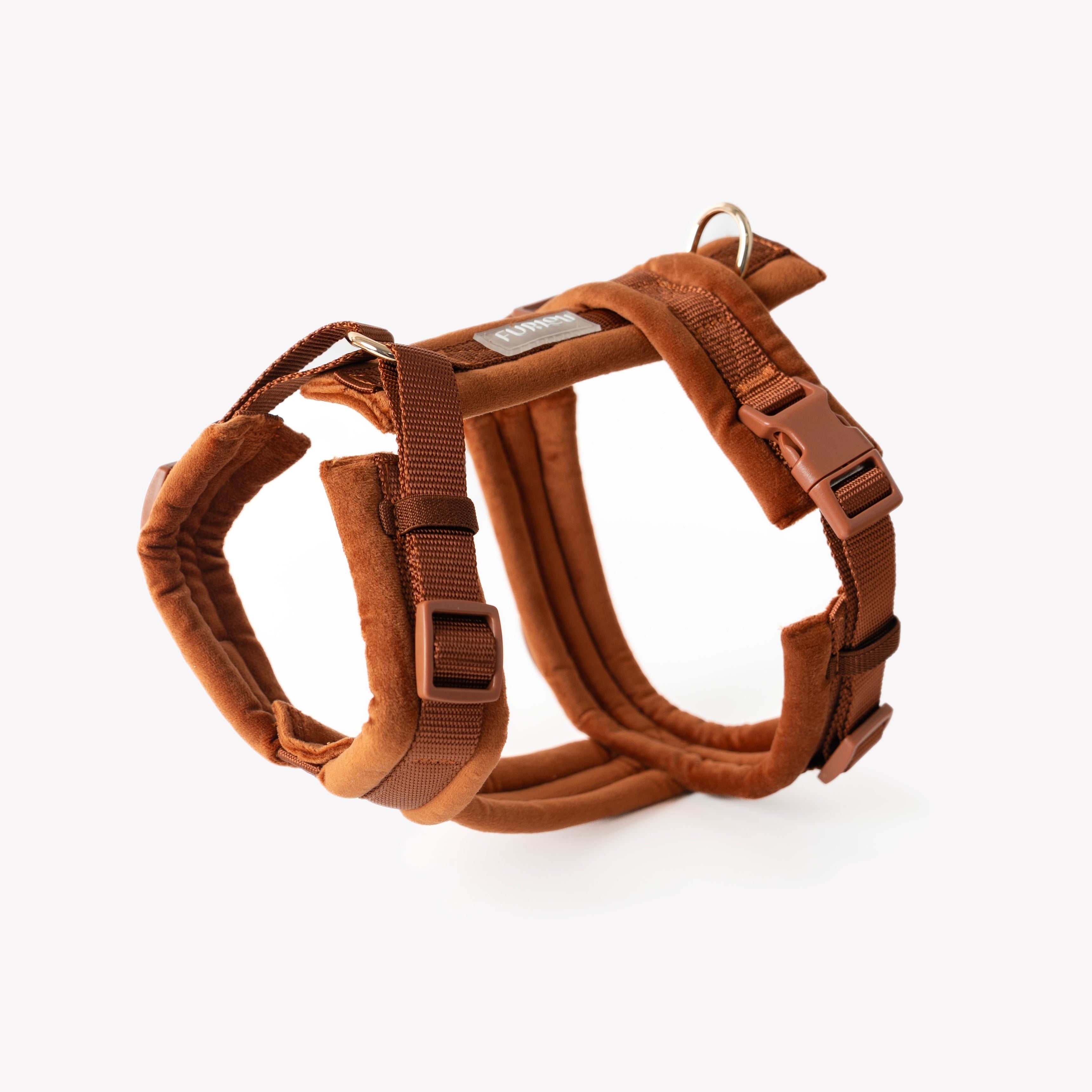 Velvet Dog Harness - Clay