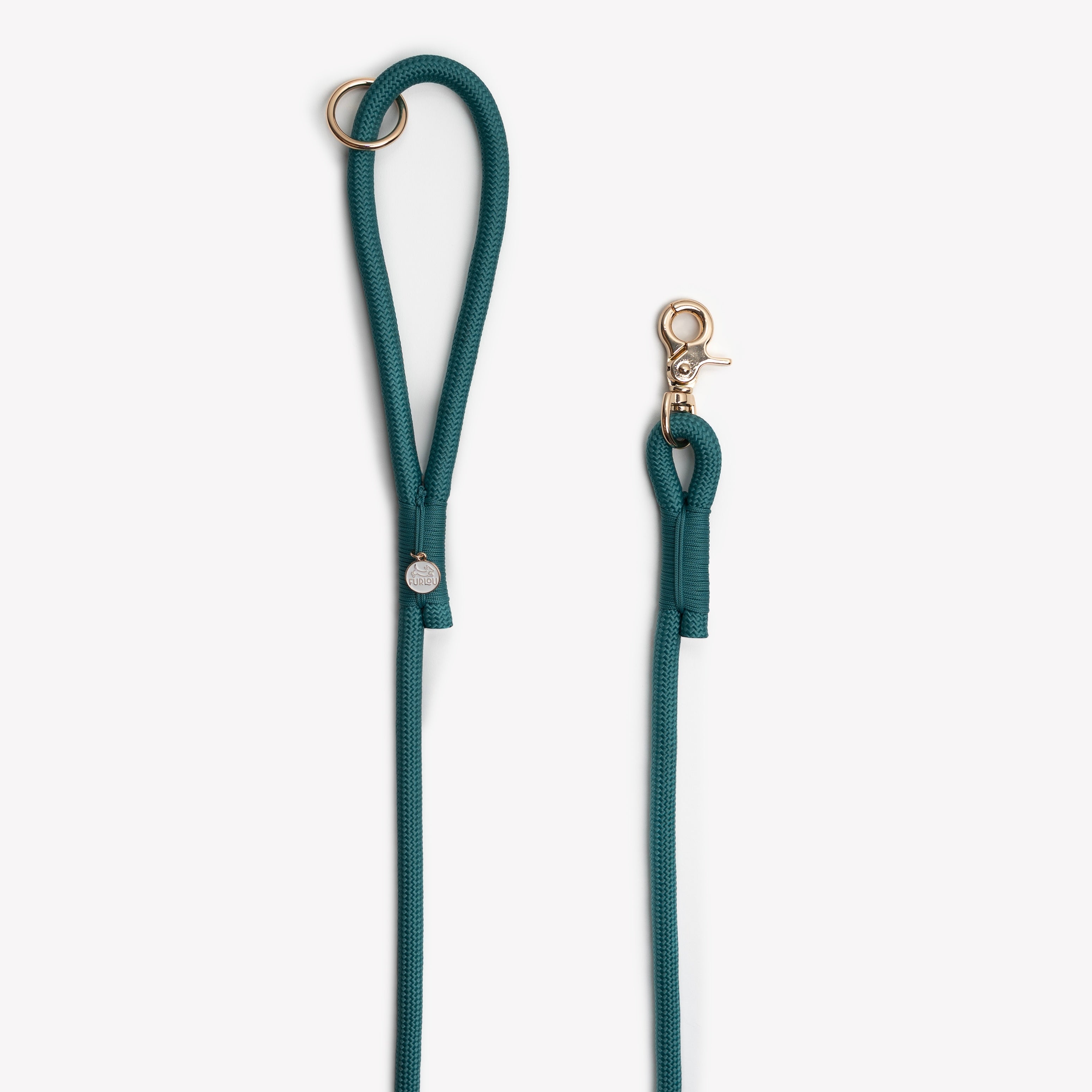Braided Rope Leash - Blue
