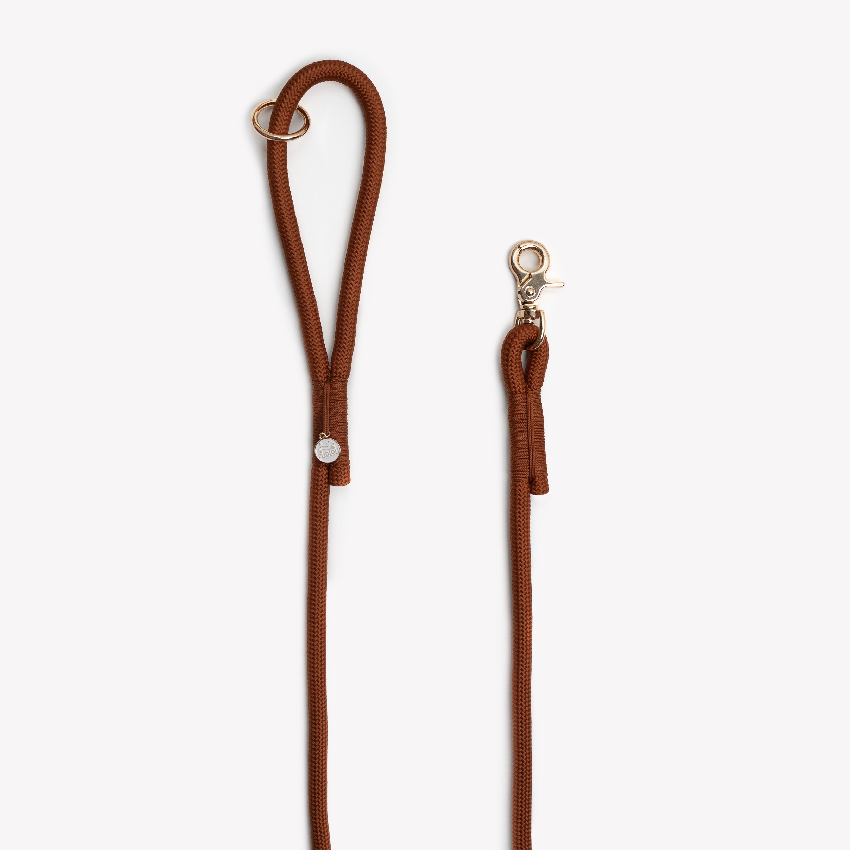 Braided Rope Leash - Clay