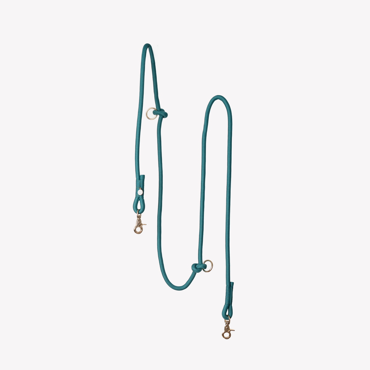 Hands Free Braided Leash - Blue