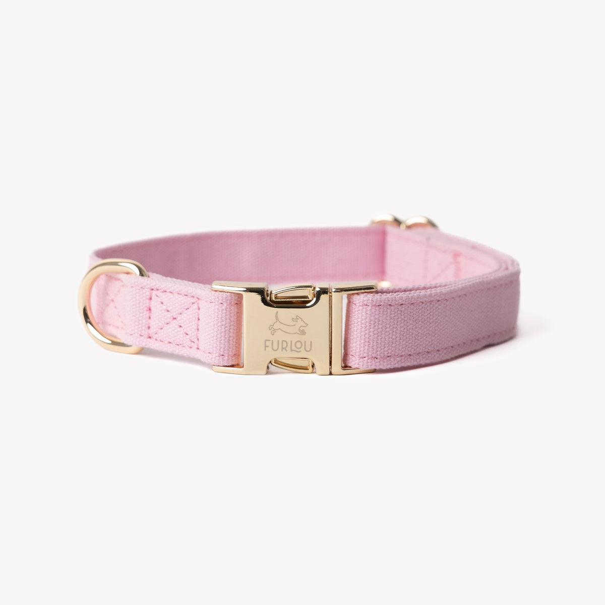 Canvas Dog Collar - Pink