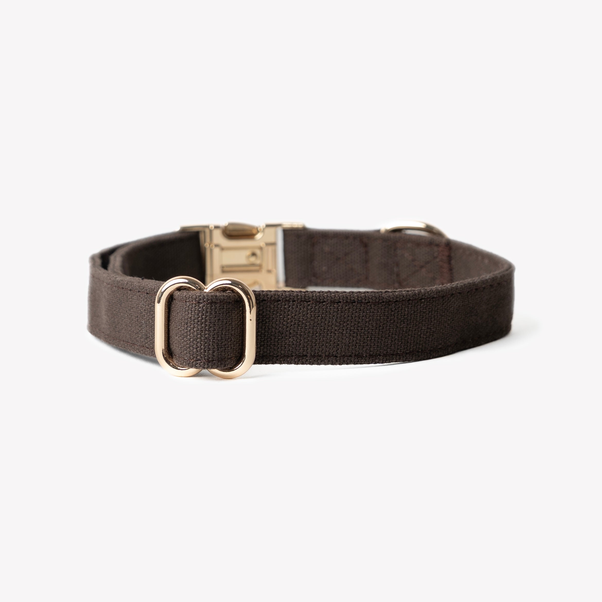 Canvas Dog Collar - Brown
