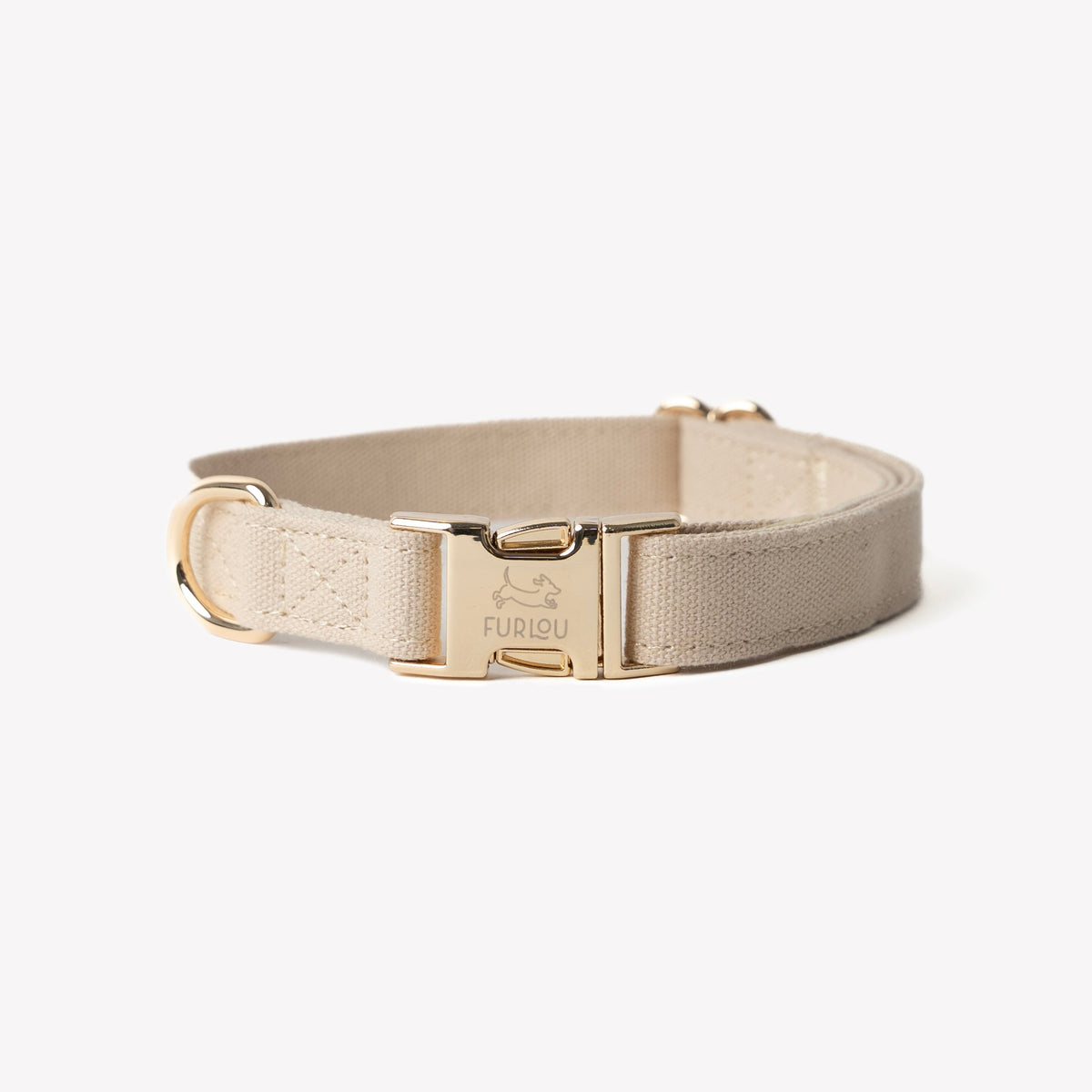 Canvas Dog Collar - Tan