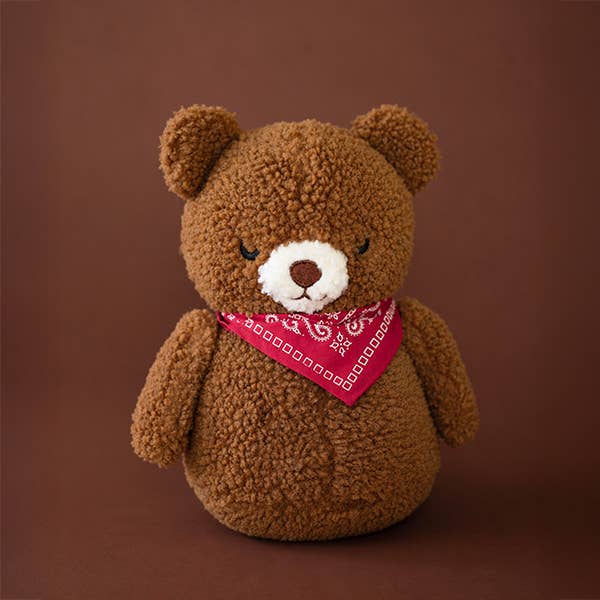 Bandana Bear Plush Dog Toy