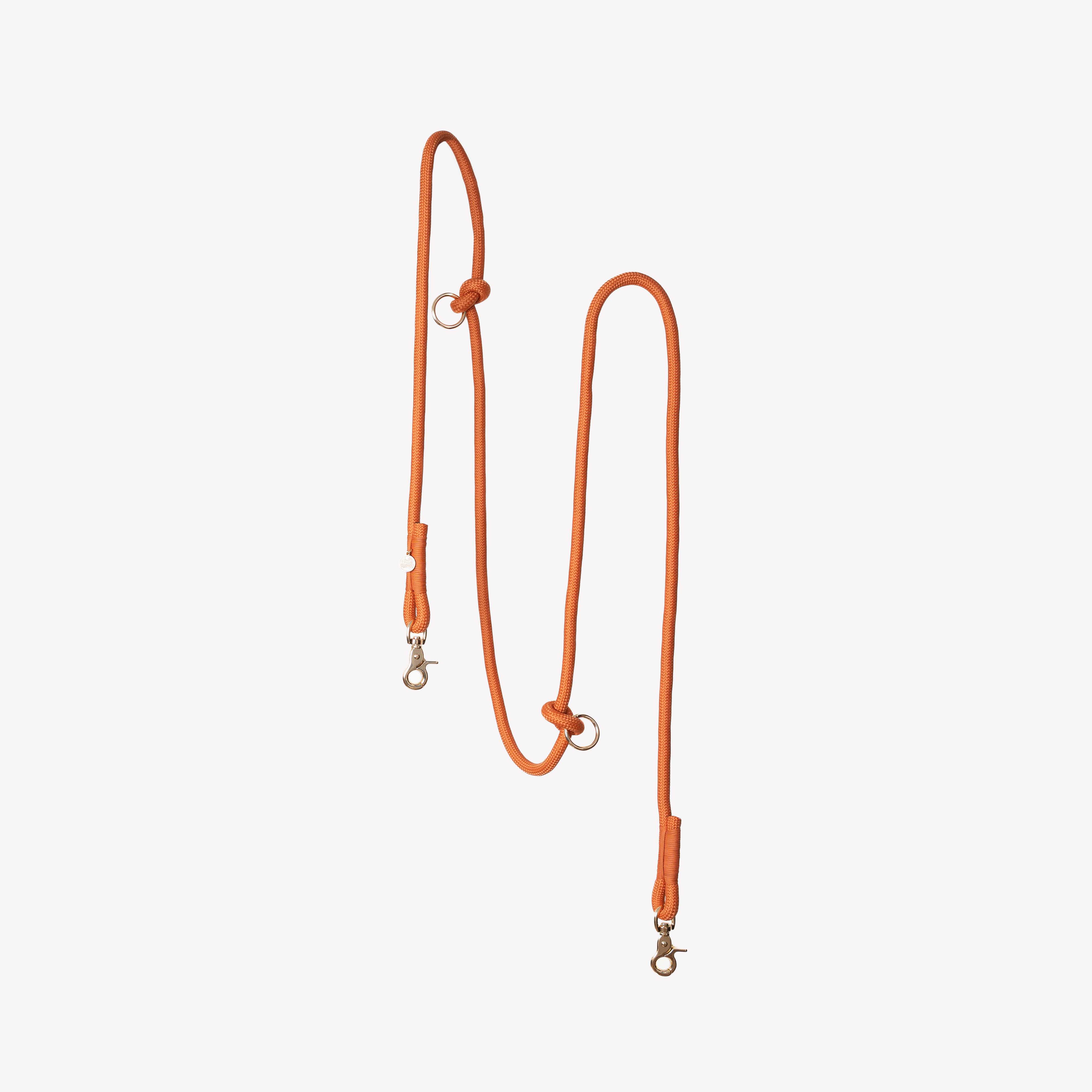 Hands Free Braided Leash - Terracotta