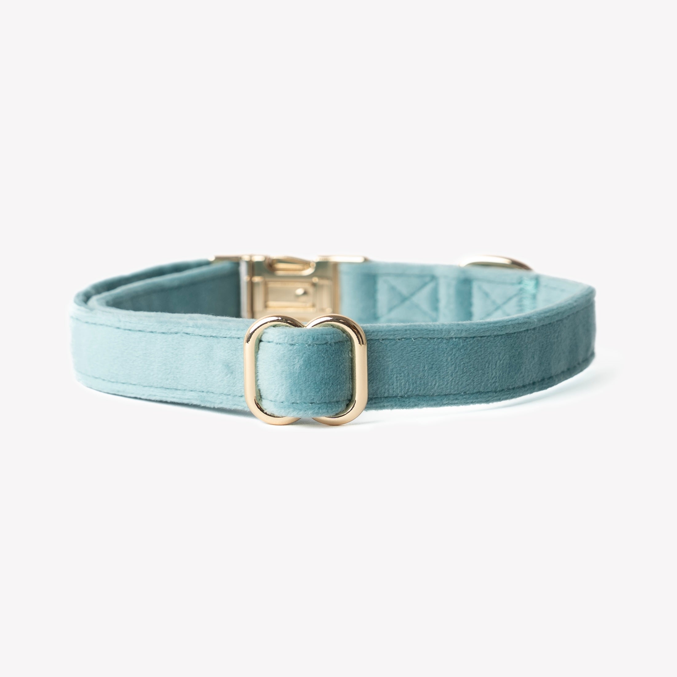 Velvet Dog Collar - Blue