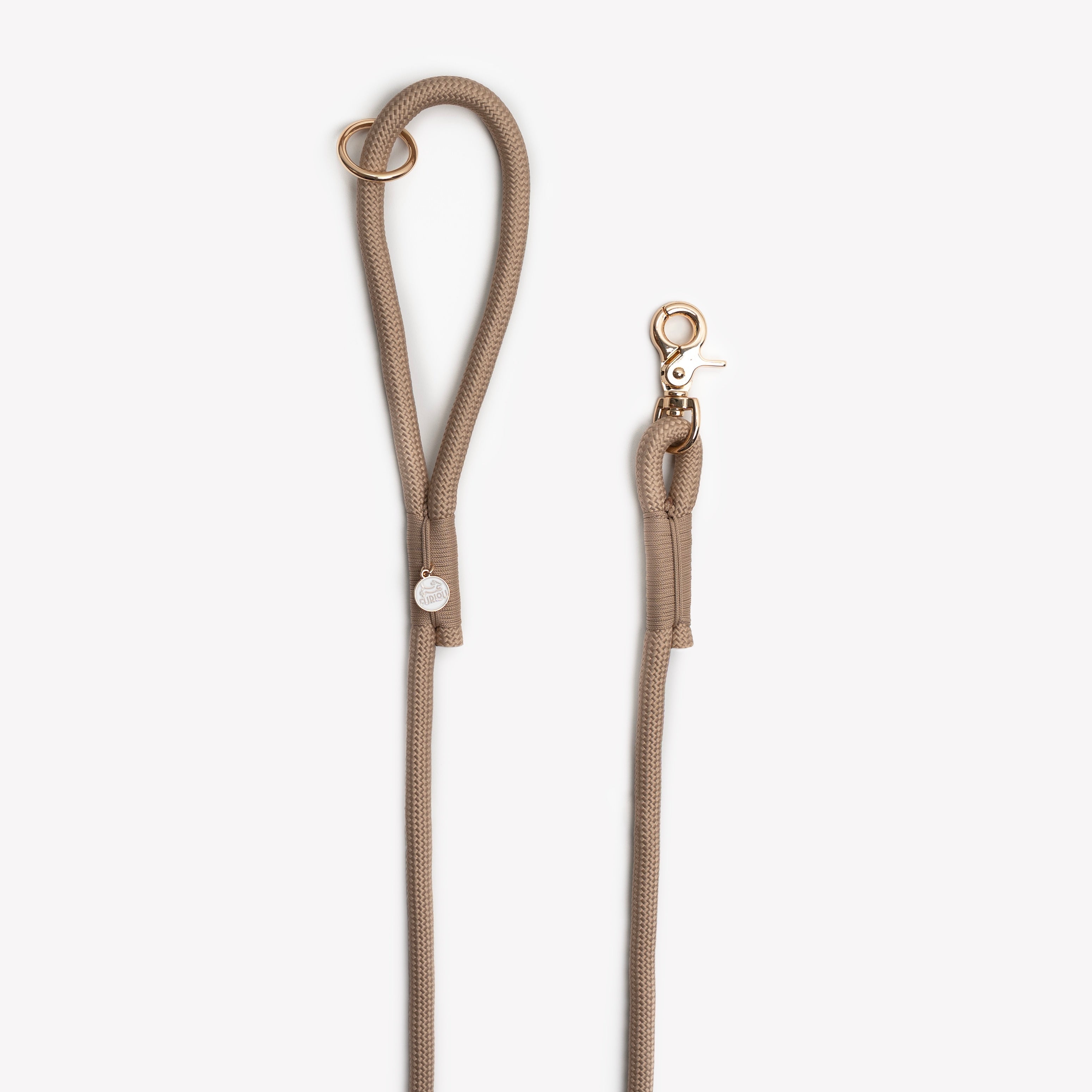 Braided Rope Leash - Sand