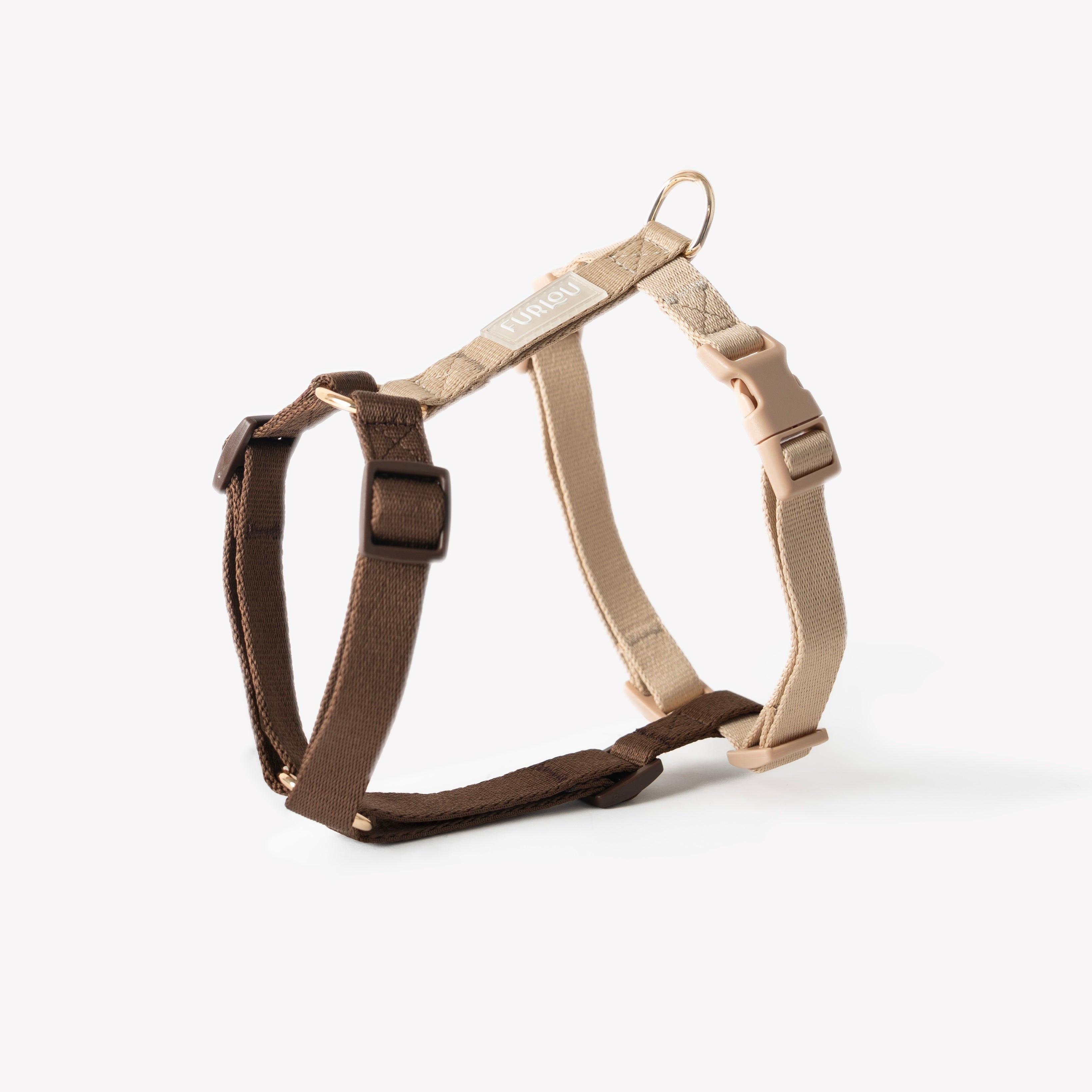Dog Harness - Brown and Tan