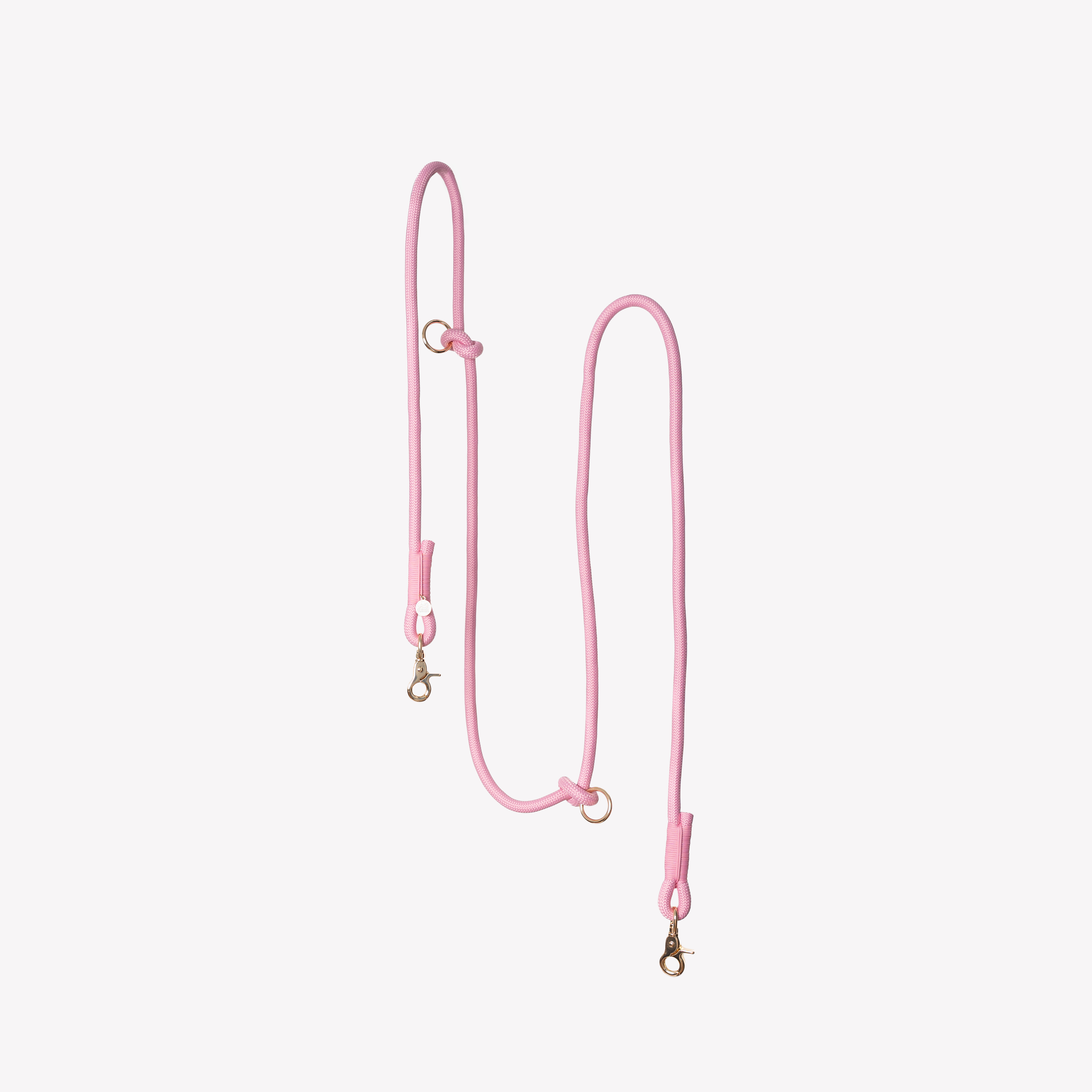 Hands Free Braided Leash - Pink