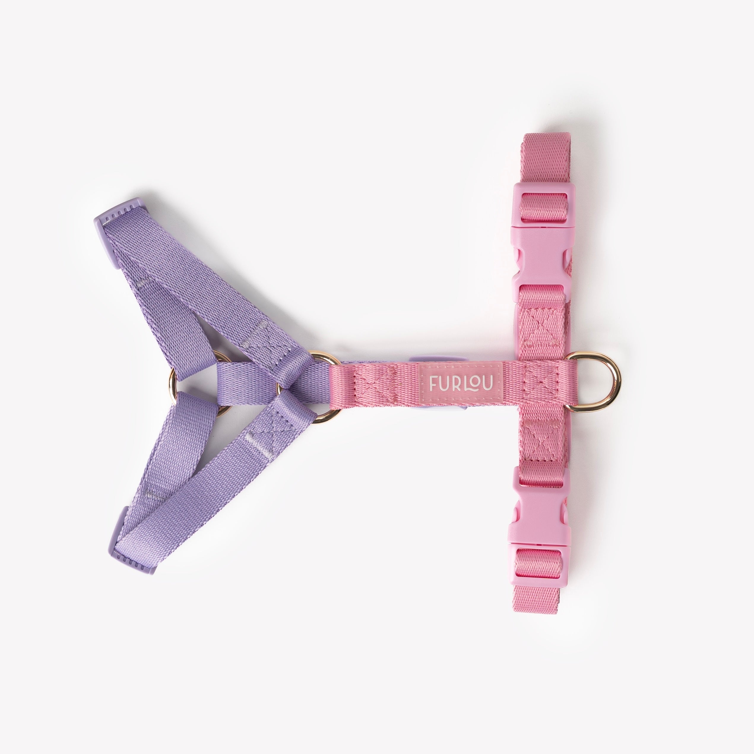 Dog Harness - Lavender and Pink