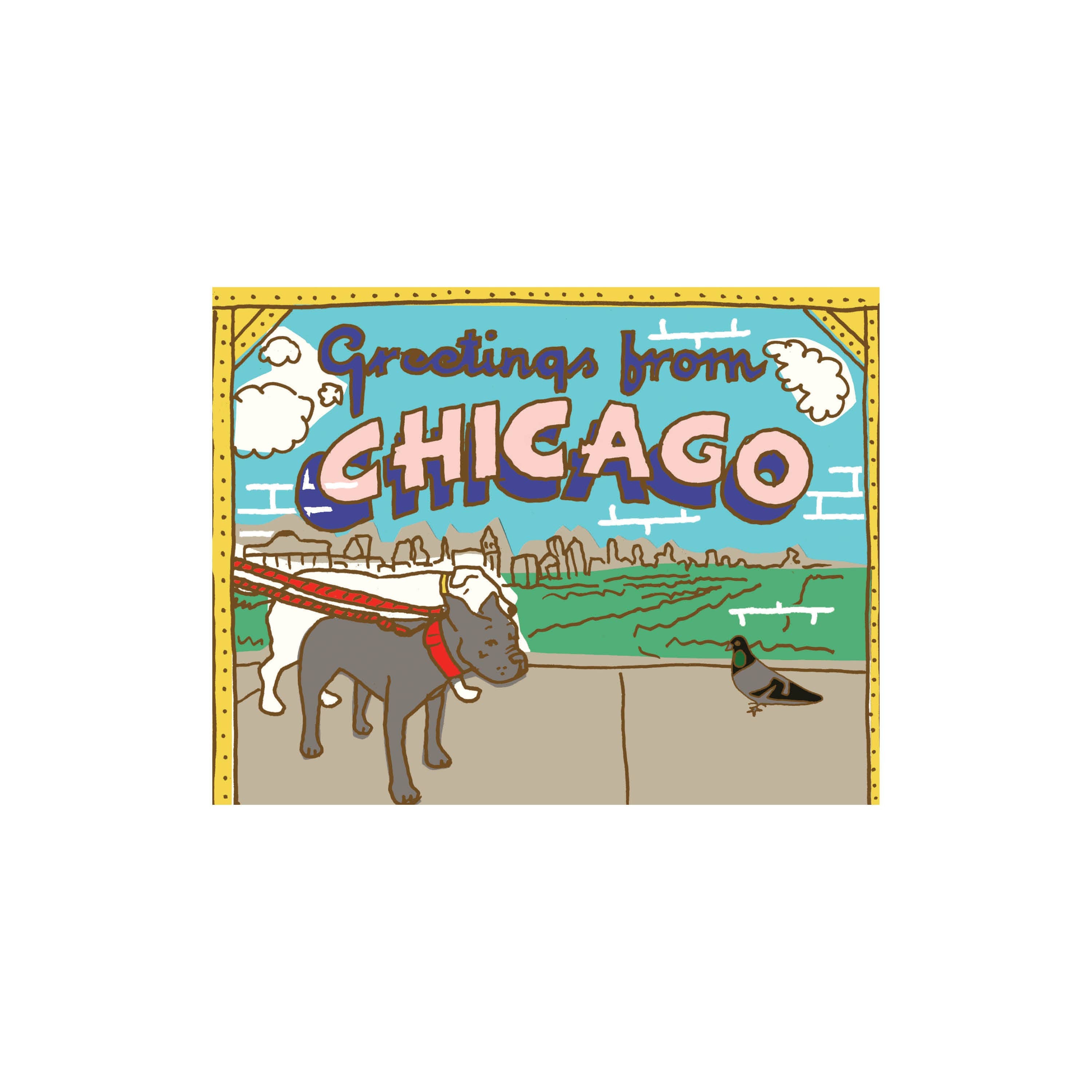 City Mural Postcard
