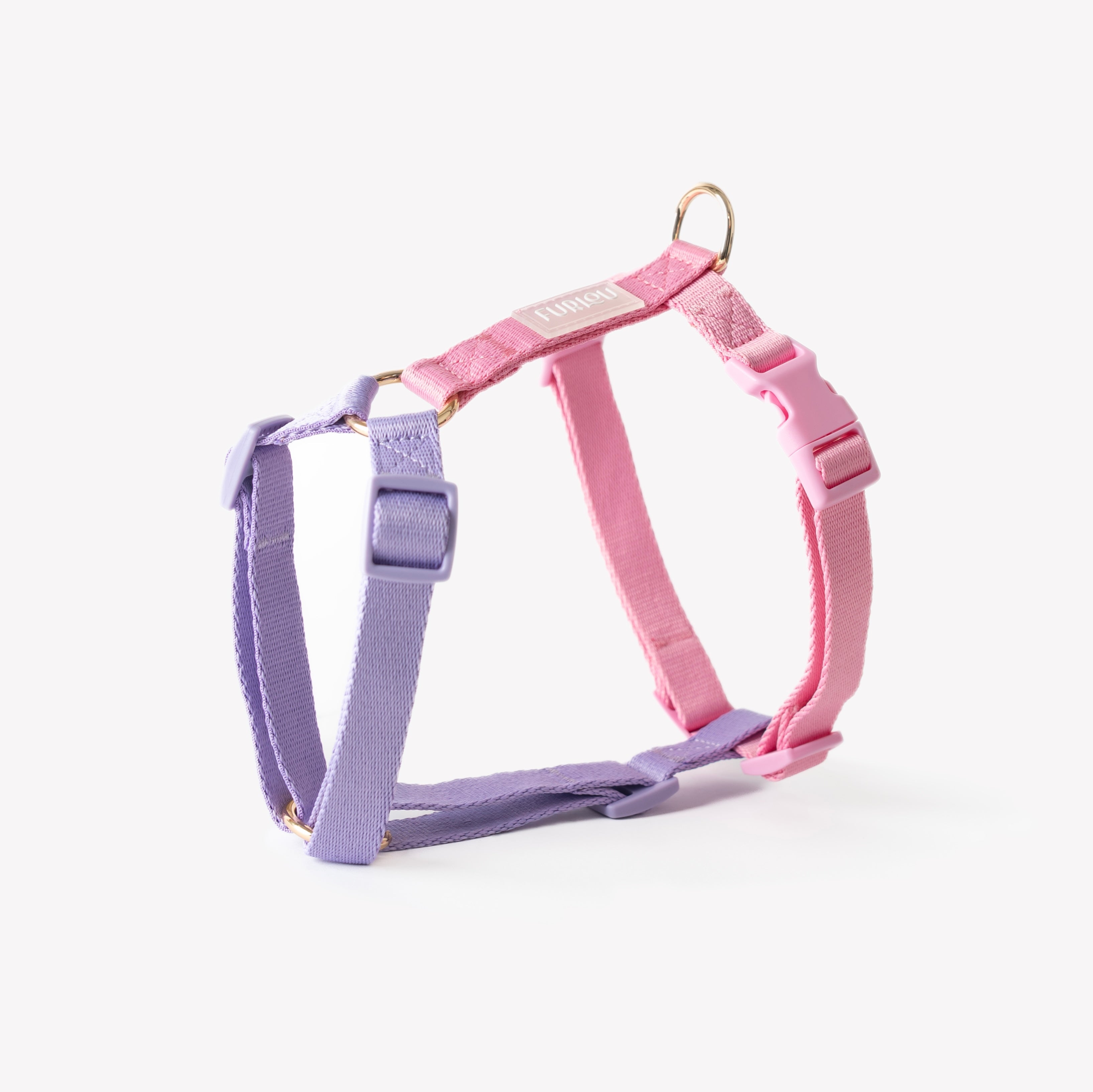 Dog Harness - Lavender and Pink