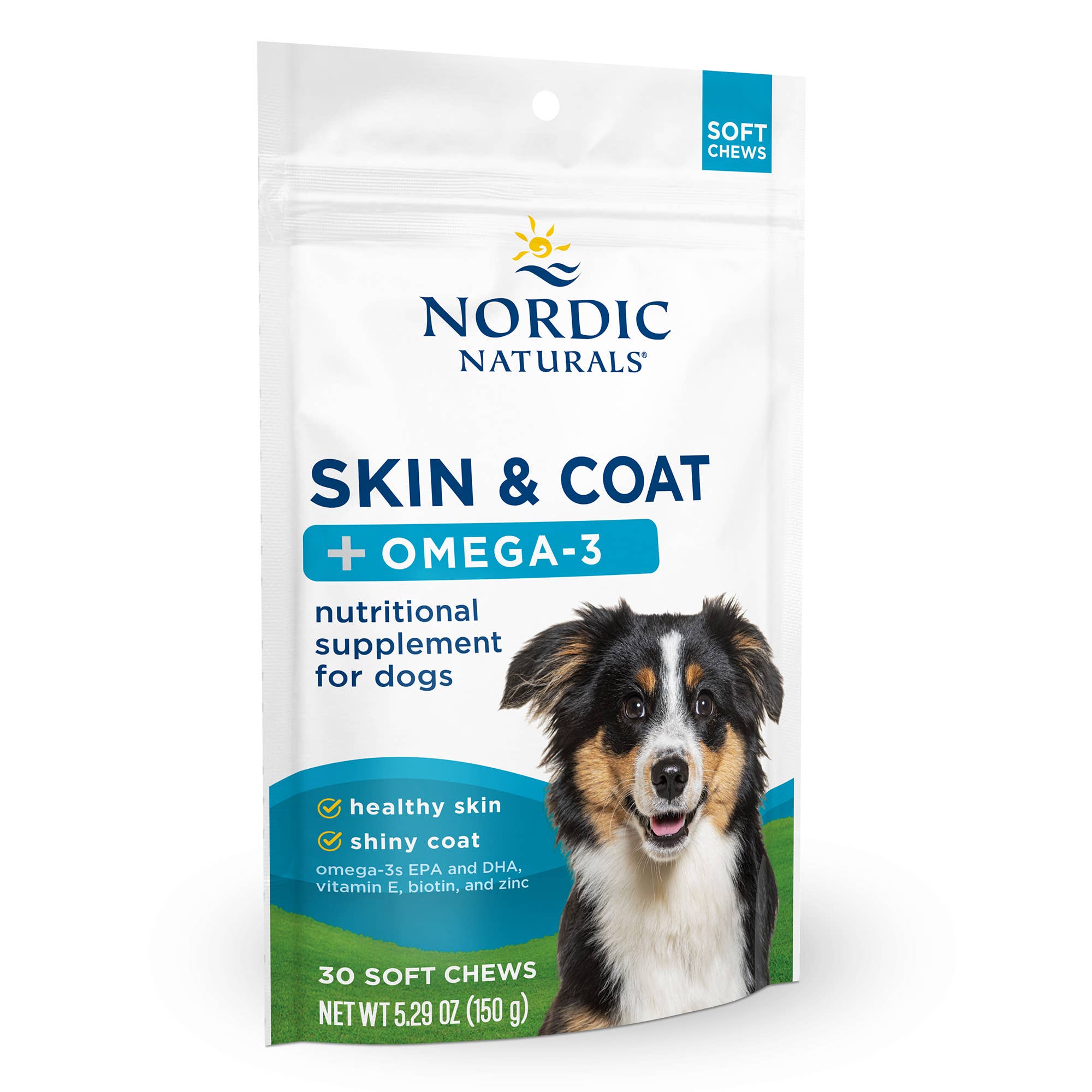 Skin & Coat + Omega 3 Soft Chews for Dogs