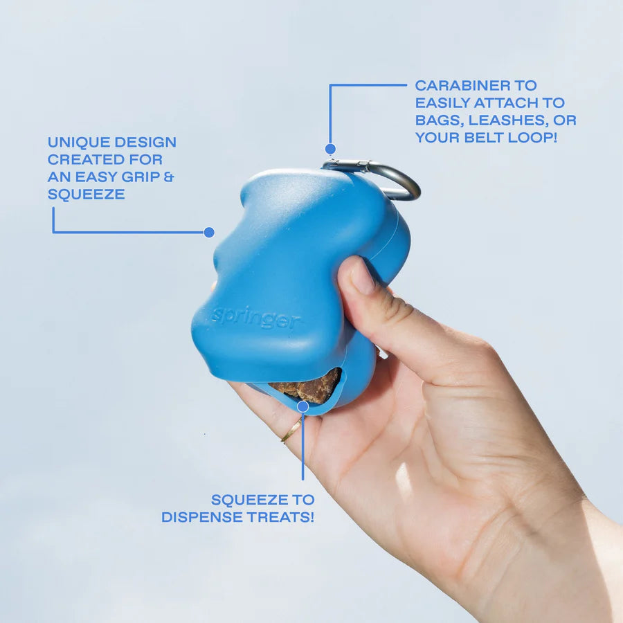 Easy-Squeeze Silicone Dog Treat Pouch Dispenser
