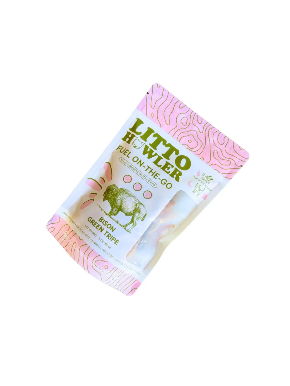 Dehydrated Bison Green Tripe | 3 oz
