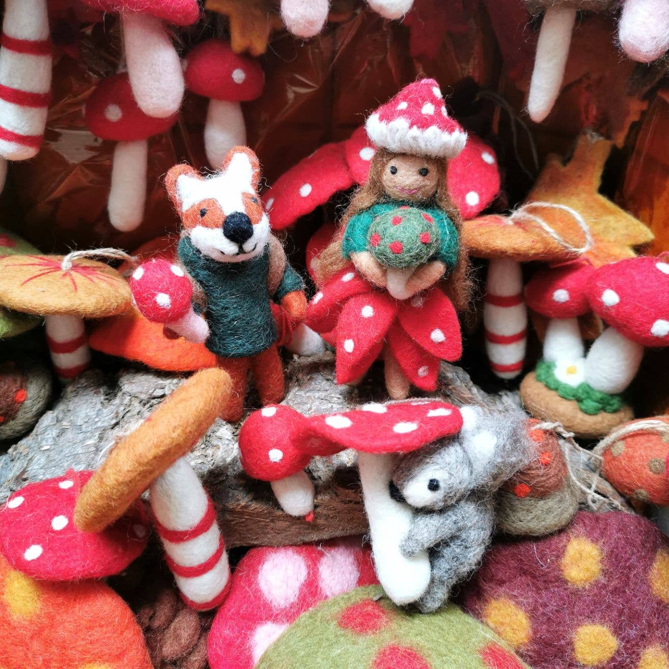 Frankie Foraging Fox Ornament