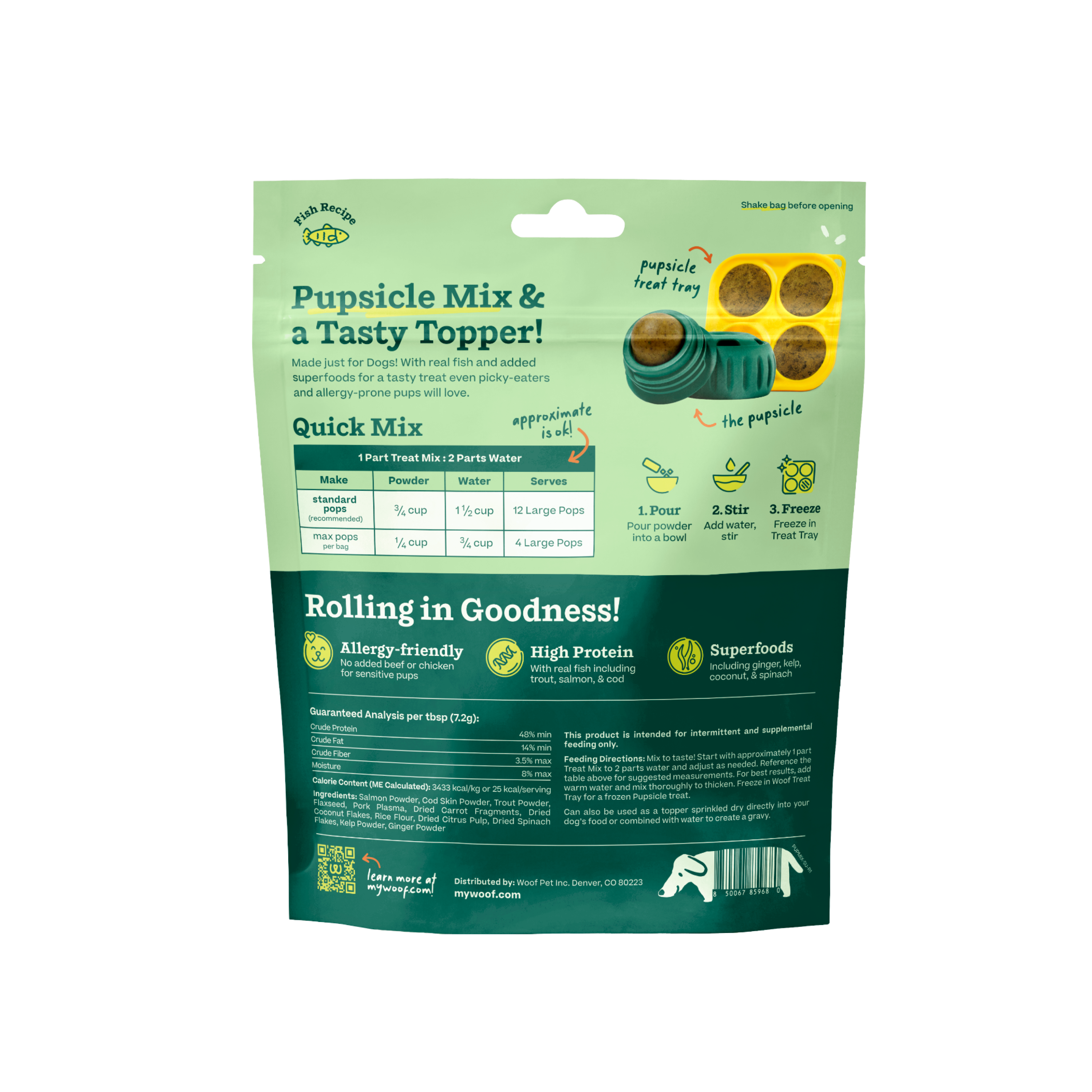 Pupsicle Treat Mix - Sushi Roll