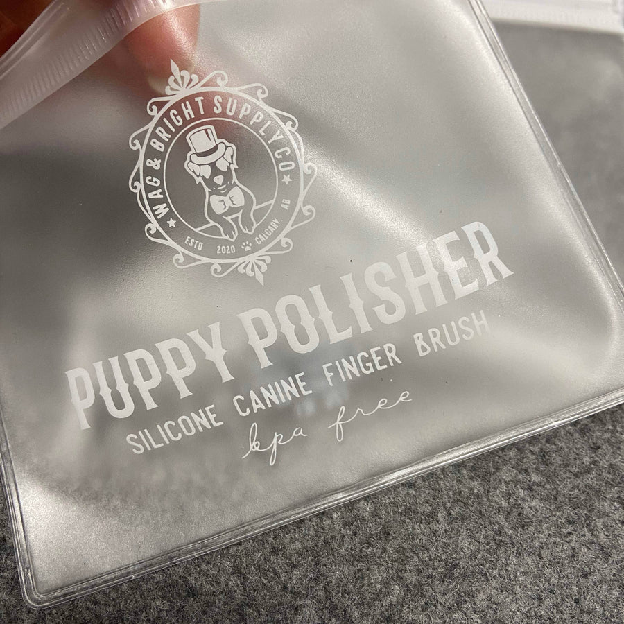 Puppy Polisher Silicone Finger Brush | BPA Free