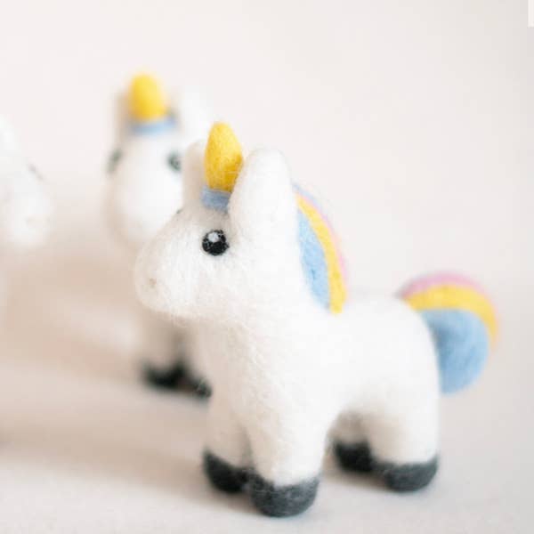 Magical Unicorn Wool Dog & Cat Toy