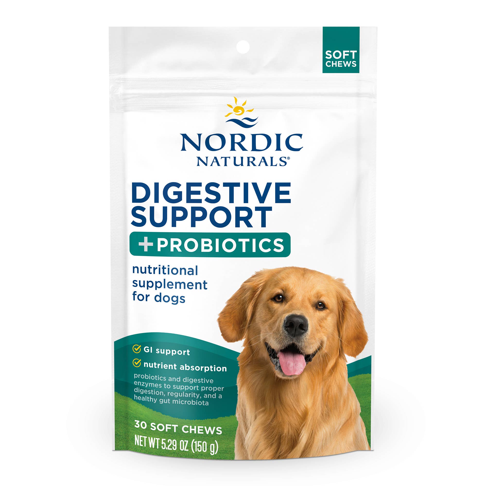 Digestive Support + Probiotics Soft Chews for Dogs