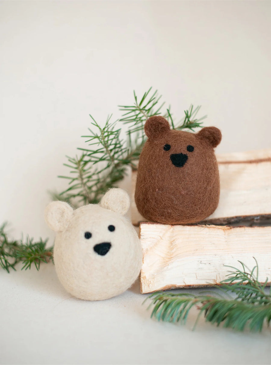Wool Brown Bear Toy