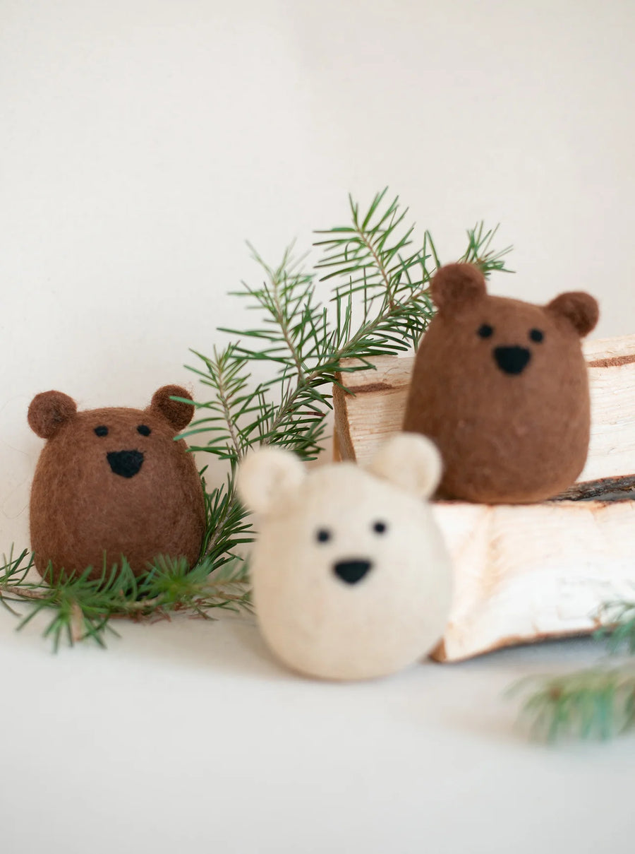 Wool Brown Bear Toy