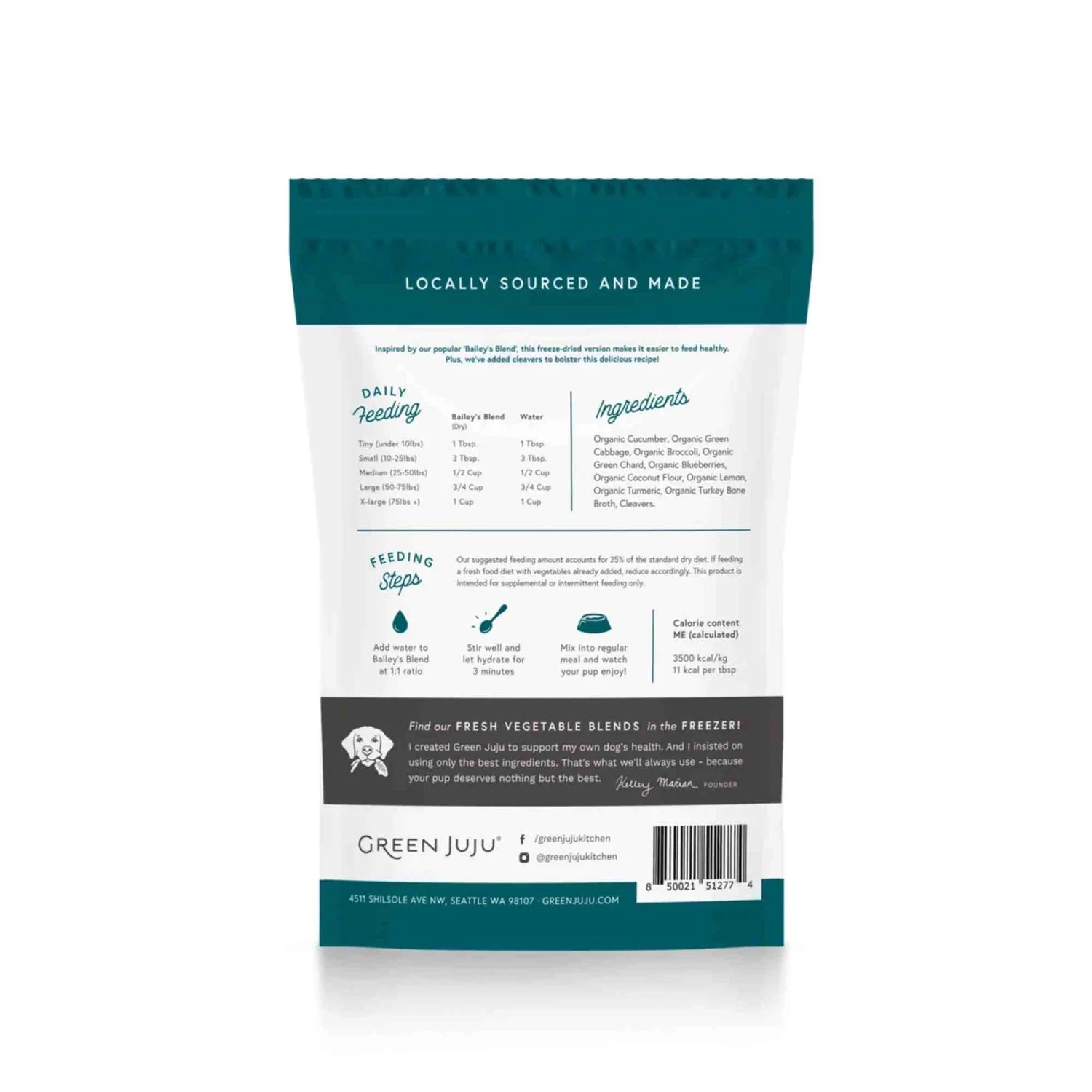 Freeze-Dried Bailey's Blend with Cleavers