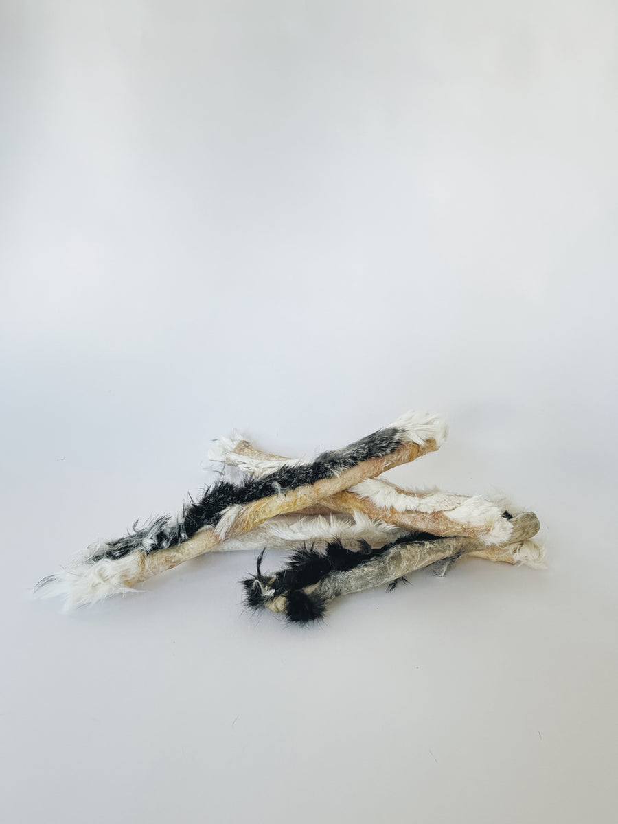 Freeze Dried Rabbit Pelt Rolls